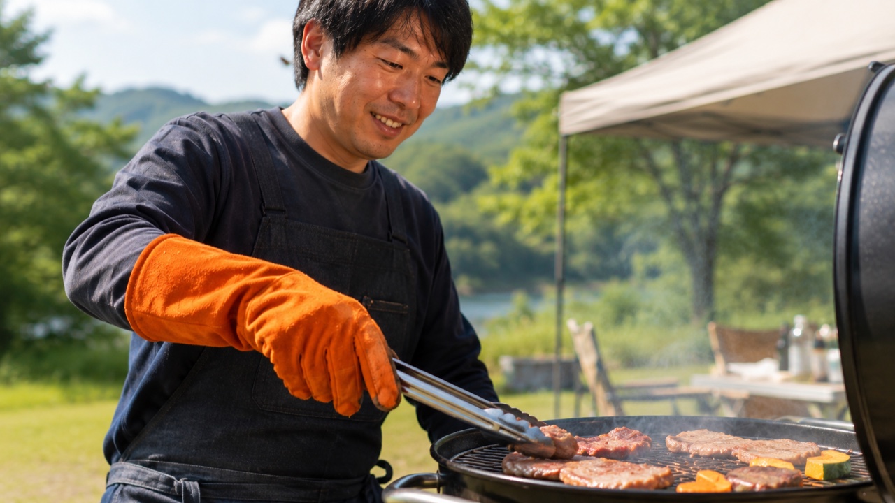 BBQで使う防刃手袋